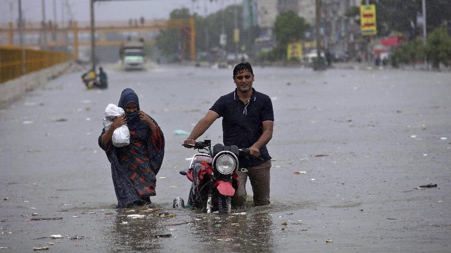Banjir di Pakistan. AP/Fareed Khan