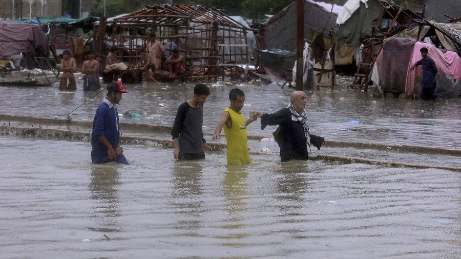 Banjir di Pakistan. AP/Fareed Khan
