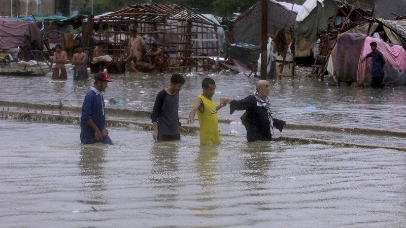 Banjir di Pakistan. AP/Fareed Khan