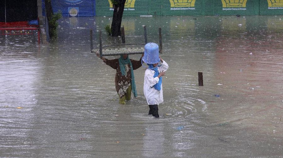 Banjir di Pakistan. AP/Fareed Khan