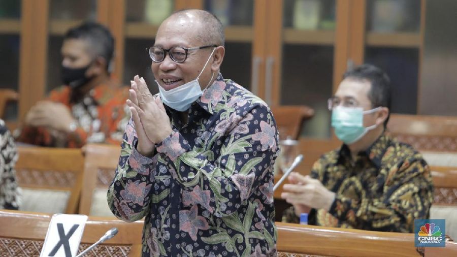 Direktur Utama BPJS Ketenagakerjaan, Agus Susanto. (CNBC Indonesia/Muhammad Sabki)