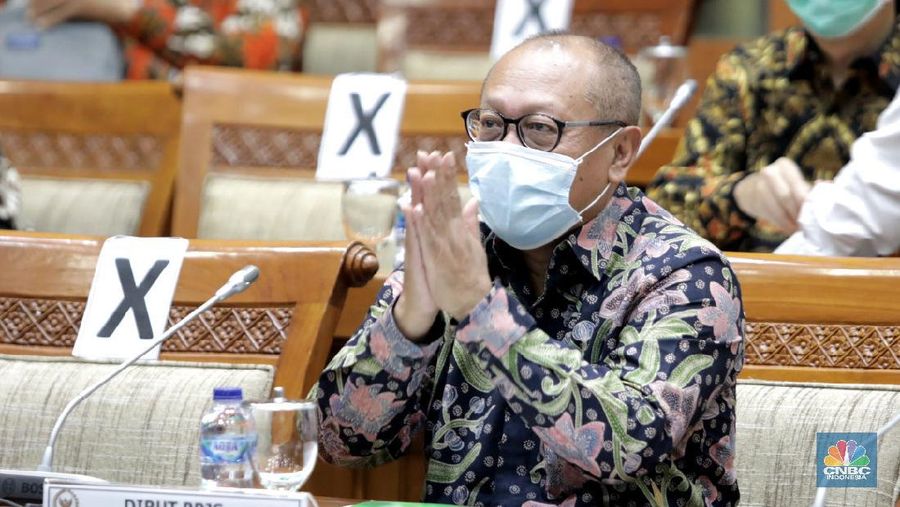 Direktur Utama BPJS Ketenagakerjaan, Agus Susanto. (CNBC Indonesia/Muhammad Sabki)