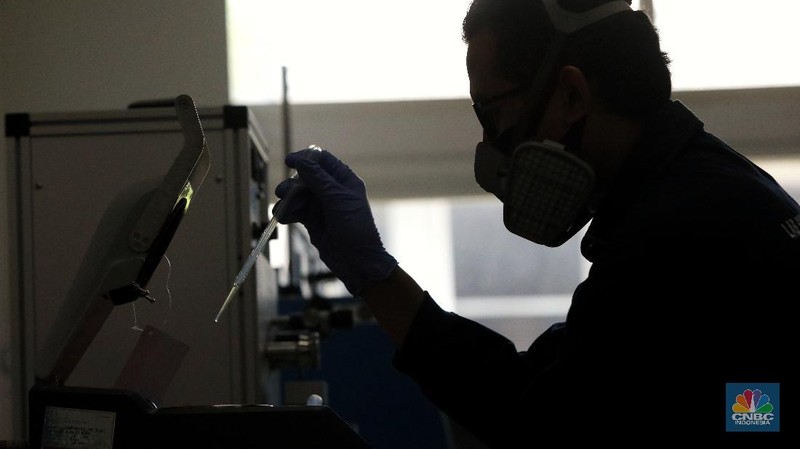 Laboratorium pengembangan B40 milik ESDM. (CNBC Indonesia/Andrean Kristianto)