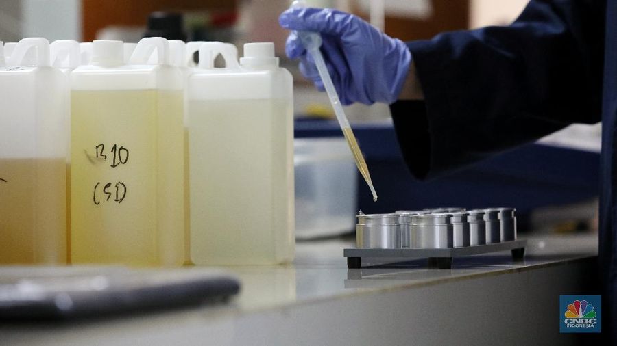 Laboratorium pengembangan B40 milik ESDM. (CNBC Indonesia/Andrean Kristianto)