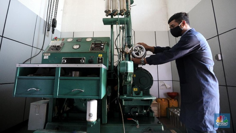Laboratorium pengembangan B40 milik ESDM. (CNBC Indonesia/Andrean Kristianto)