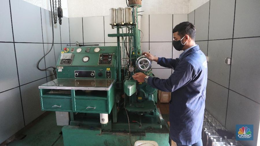 Laboratorium pengembangan B40 milik ESDM. (²©²ÊÍøÕ¾/Andrean Kristianto)