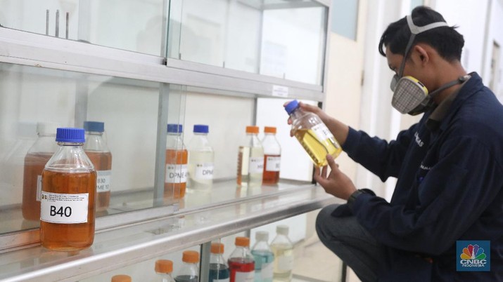 Laboratorium pengembangan B40 milik ESDM. (CNBC Indonesia/Andrean Kristianto) Laboratorium pengembangan B40 milik ESDM. (CNBC Indonesia/Andrean Kristianto)