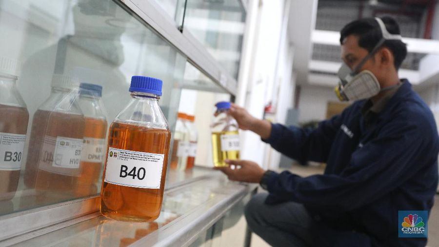 Laboratorium pengembangan B40 milik ESDM. (CNBC Indonesia/Andrean Kristianto)