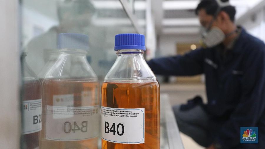 Laboratorium pengembangan B40 milik ESDM. (CNBC Indonesia/Andrean Kristianto)