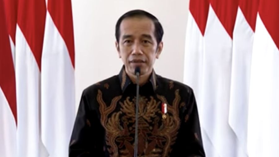 Pidato Jokowi dalam acara aksi nasional pencegahan korupsi di Istana Kepresidenan Bogor, (26/8/2020). (Dok: tangkapan layar youtube setpres RI)