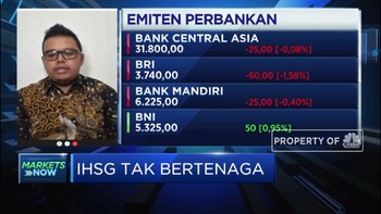 Tak Bertenaga, IHSG Ditutup Menguat Tipis 0,03%