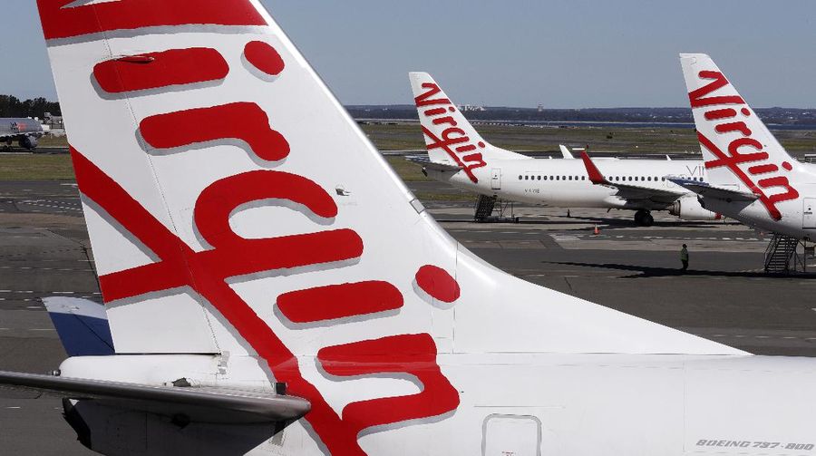 Virgin Australia. AP/Rick Rycroft
