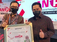 Terapkan Manajemen Anti Suap, PHM Raih Penghargaan dari KPK