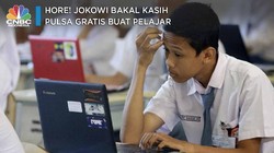 Hore! Jokowi Bakal Kasih Pulsa Gratis Buat Pelajar Lho