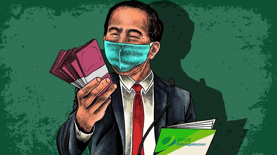 Infografis/ Ini lho syarat penerima Subsidi gaji  Rp 600 ribu jokowi