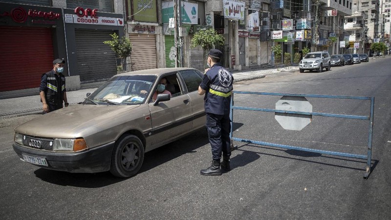 Jalur Gaza perpanjang Lockdown. (AP/Khalil Hamra)