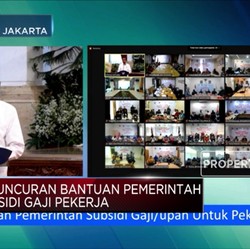 Mantap! Jokowi Resmi Bagi-bagi Subsidi Gaji Rp 600 Ribu/Bulan