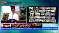 Mantap! Jokowi Resmi Bagi-bagi Subsidi Gaji Rp 600 Ribu/Bulan