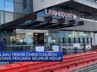 Pelaku Teror Christchurch Divonis Penjara Seumur Hidup