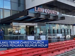 Pelaku Teror Christchurch Divonis Penjara Seumur Hidup