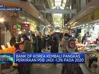 BOK Proyeksi PDB Korsel Terkontraksi Lebih Dari 1% di 2020