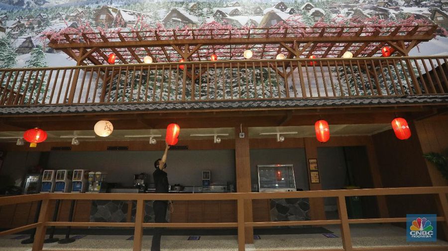 Trans Snow Bintaro. (CNBC Indonesia/Andrean Kristianto)