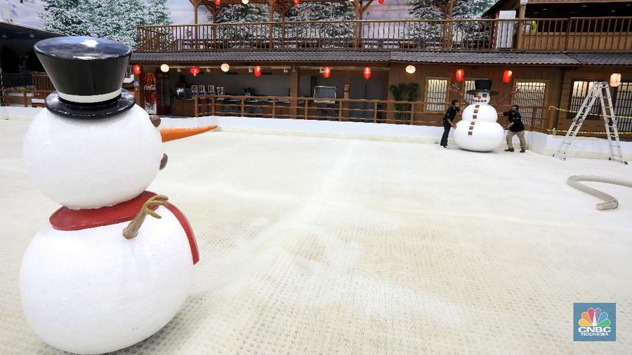 Trans Snow Bintaro. (CNBC Indonesia/Andrean Kristianto)