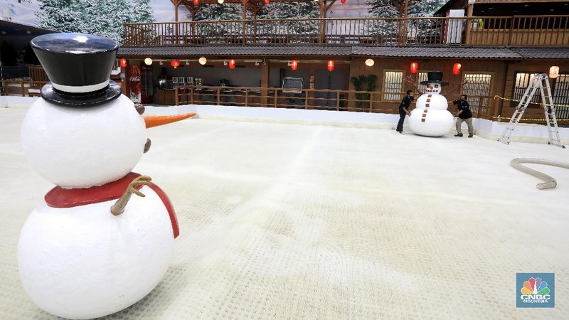 Trans Snow Bintaro. (CNBC Indonesia/Andrean Kristianto)