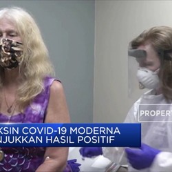 Vaksin Covid-19 Buatan Moderna Tunjukkan Hasil Positif