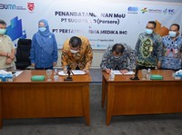 Sucofindo & Pertamedika IHC Sinergi Dukung Pemulihan Ekonomi