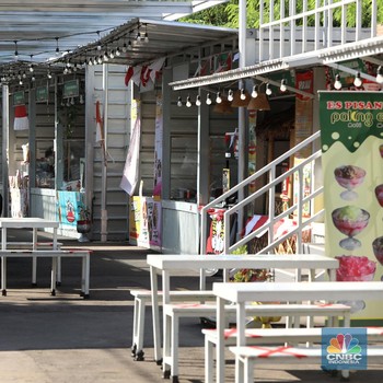 Melihat Pemandangan Sepi Pusat Kuliner Thamrin 10 Gegara PSBB