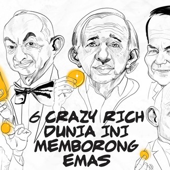 Ini 6 Crazy Rich Dunia yang Memborong Emas, Mau Ikutan?