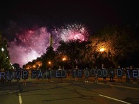 Penampakan Demo Warga AS 'Kepung' Gedung Putih