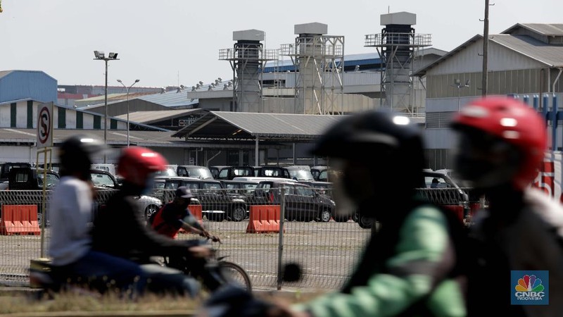 Pabrik Suzuki di Tambun, Bekasi. (CNBC Indoensia/Muhammad Sabki)