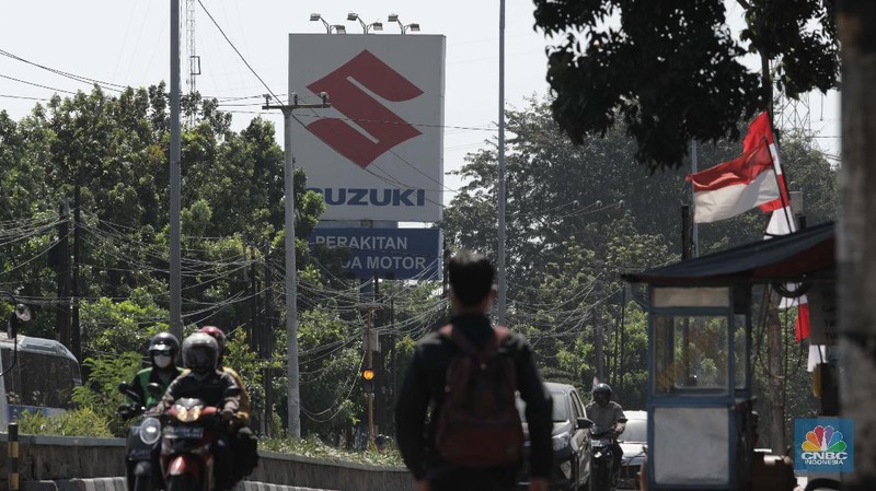 Pabrik Suzuki di Tambun, Bekasi. (CNBC Indoensia/Muhammad Sabki)