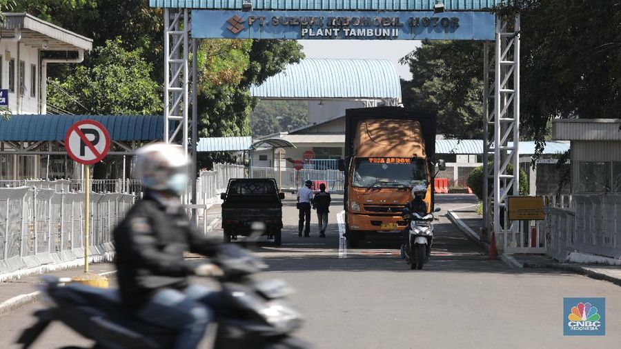 Pabrik Suzuki di Tambun, Bekasi. (CNBC Indoensia/Muhammad Sabki)