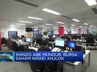 Shinzo Abe Mundur, Bursa Saham Nikkei Anjlok