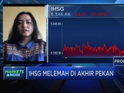 Tutup Perdagangan Akhir Pekan, IHSG Memerah