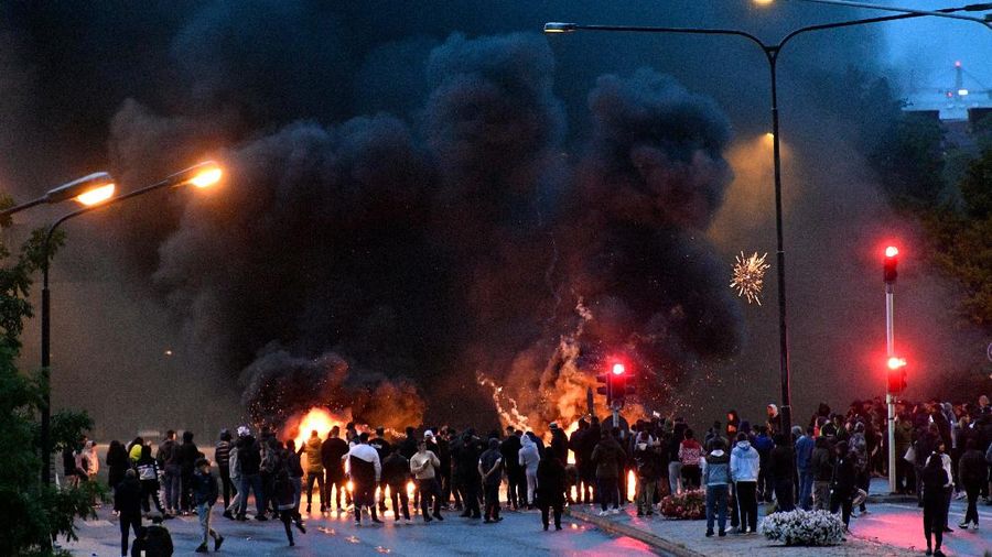 demo swedia (ap photo)