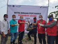 Didukung Pertamina, Ratusan Petambak Udang Naik Kelas