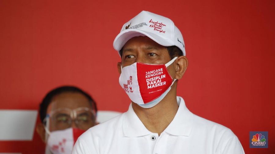Doni Monardo, Kepala Gugus Tugas Covid-19. (CNBC Indonesia/Tri Susilo)