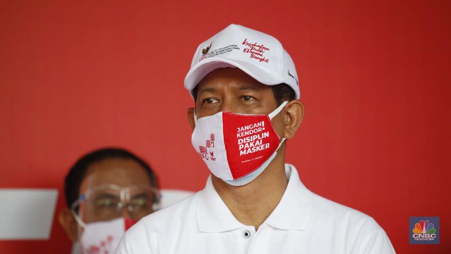 Doni Monardo, Kepala Gugus Tugas Covid-19. (CNBC Indonesia/Tri Susilo)