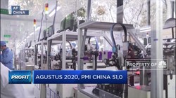 Agustus 2020, PMI China Berada di Angka 51