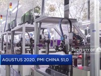 Agustus 2020, PMI China Berada di Angka 51