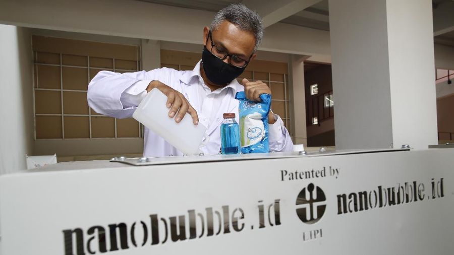 Airborne nano - Trapping  for Anti COVID Treatment (CNBC Indonesia/ tri Susilo)