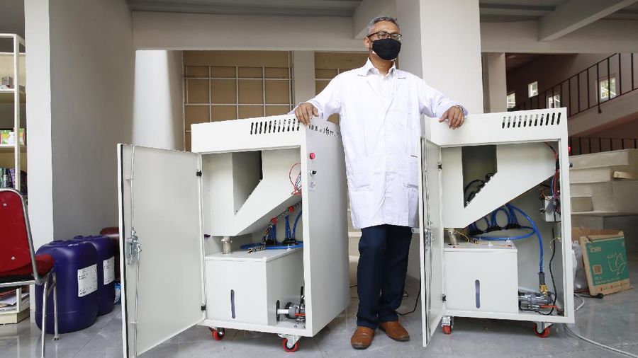 Airborne nano - Trapping  for Anti COVID Treatment (CNBC Indonesia/ tri Susilo)