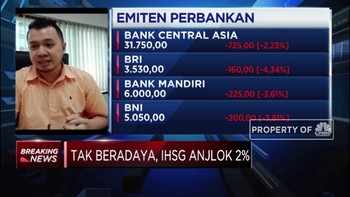 Awal Pekan, IHSG Anjlok 2%