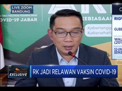 Disuntik Vaksin Covid-19, Ridwan Kamil Jadi Gampang Ngantuk