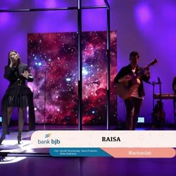 Basuh Dahaga Fans, Raisa Tampil di Konser Virtual bank bjb