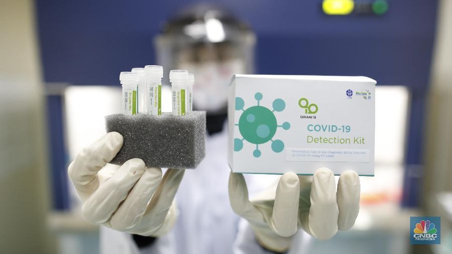 LIPI Kembangkan Alat Deteksi Virus Covid-19 Dengan Metode RT-LAMP. (CNBC Indonesia/Tri Susilo)